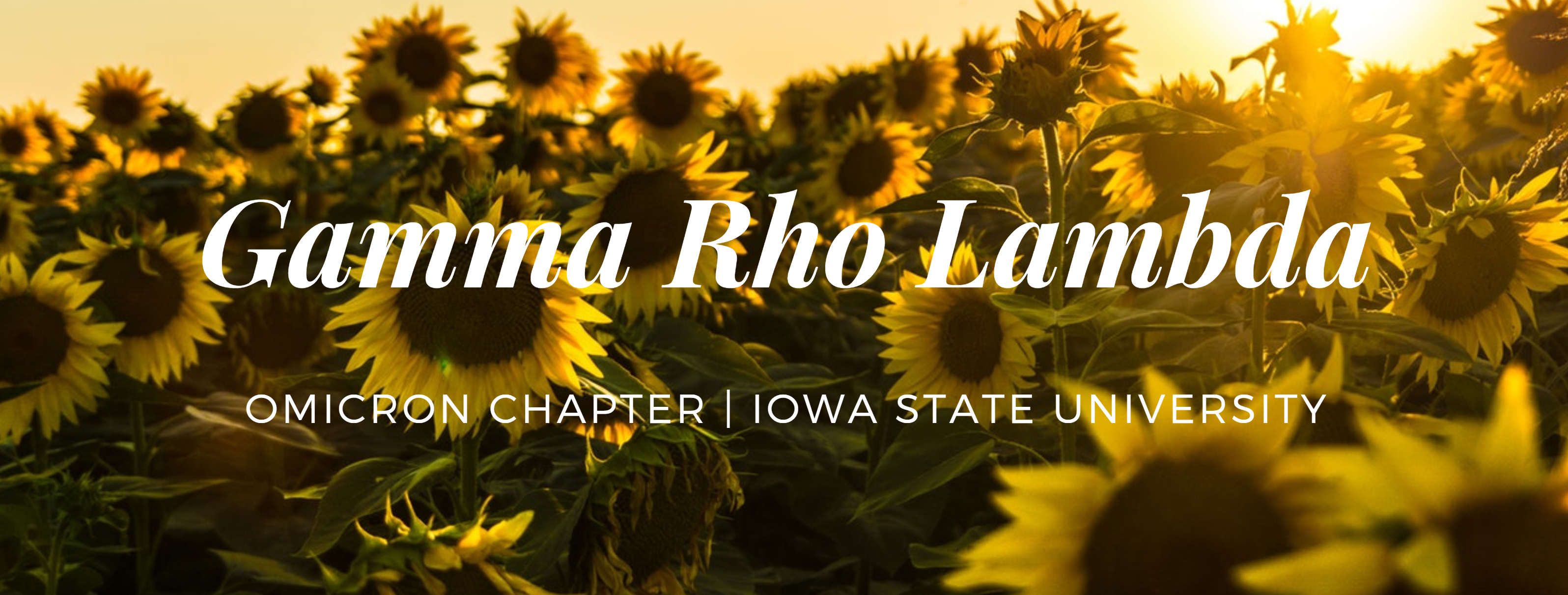 Gamma Rho Lambda - Omicron Chapter Header
