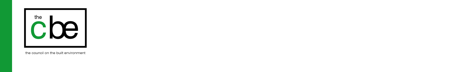 Council on the Built Environment Header