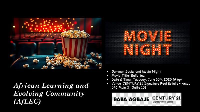 AFLEC Movie Night Flyer